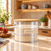 سطل برنج آریاسام طرح بشکه